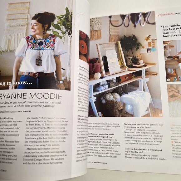 Issue 7 Mollie Makes December 2014 UK Magazine US Edition Winter Maryanne Moodie - Picture 12 of 12